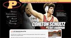 Desktop Screenshot of ponderosawrestling.org
