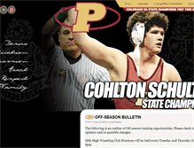 Tablet Screenshot of ponderosawrestling.org